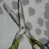 Marks with Scissors (detail)